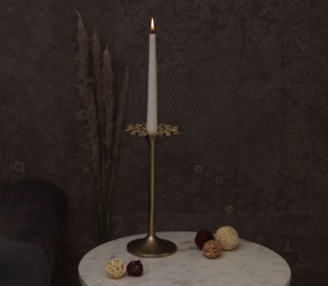 Artisan Luxury Golden <b>Candle</b> Holder Perfect For Adding Stylish Elegant Warm Cozy And Decorative Charm - Product Image 5