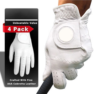 Gants de golf en cuir synthétique antidérapant en polyuréthane d'excellente qualité pour hommes deux gants pour la main gauche en peau de mouton durable pour l'extérieur - Product Image 4