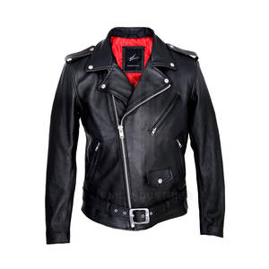 2024 veste en cuir de bonne qualité pour hommes couleur personnalisée 100% veste en cuir pour hommes à vendre - Product Image 1