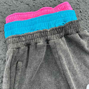 ชุดเซ็ตเสื้อฮู้ดดี้และกางเกงจ็อกเกอร์ผ้าฝ้าย 100% คุณภาพสูง แบบซิปสามชั้น สไตล์สตรีทแวร์สำหรับฤดูหนาว ผลิตตามแบบ OEM ดีไซน์ทำเก่า - Product Image 5