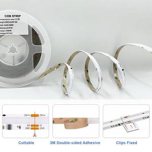 ไฟ LED แบบ COB Dream Color 12V/24V ปรับแต่งสีได้ 16-65536 สี กระแสไฟสูงสุด 3A 5V/0-10V หรี่แสงได้ กันน้ำ IP68 ความยาว 1 เมตร - Product Image 5