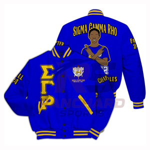 เสื้อแจ็คเก็ตเลตเตอร์แมน SGRHO สไตล์เก๋ไก๋ สำหรับฤดูหนาว โลโก้ด้านหน้า เป็นมิตรกับสิ่งแวดล้อม แห้งเร็ว อุ่นสบาย ทนทาน คุณภาพระดับมืออาชีพ - Product Image 3