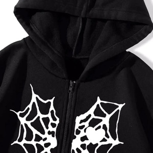 2024 nouveau sweat à capuche zippé lourd pour hommes personnalisé tissu polaire de haute qualité sweats de lavage délavés au soleil pour l'hiver - Product Image 3