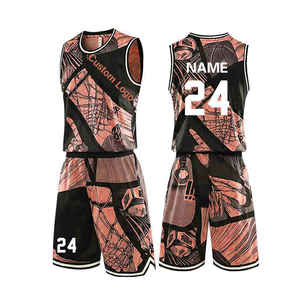 Ensemble d'uniformes de basketball personnalisables pour hommes, grandes tailles, en maille respirante, imprimé par transfert thermique, antibactérien, séchage rapide et anti-humidité - Product Image 6