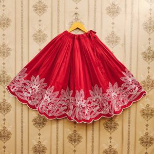 Luxury Look Handcrafted Kids Lehenga Choli Rich Brocade Sequined Embroidery Design Breathable Floor-Length Wedding Navratri - Product Image 4