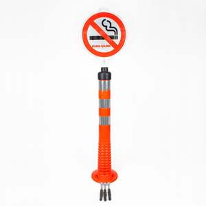 Kit de délimitation interdiction de fumer avec panneaux publicitaires pour signalétique visible des espaces publics - Product Image 1