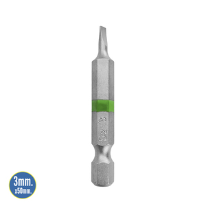 Destorpuntas Largo Plano 3 mm. (2 Pezzi) Acciaio S2 al Cromo Vanadio - Product Image 2
