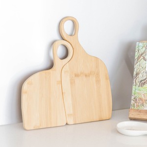 Ensemble de planches de charcuterie en bambou naturel pour fruits et steaks de qualité supérieure avec poignée - Product Image 3