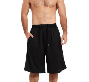Best Selling <b>Men's</b> High Street Sports Mesh <b>Shorts</b> Custom Printed Cotton Mesh <b>Elastic</b> <b>Waistband</b> Solid Breathable Comfortable - Product Image 1