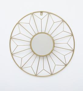 Meta Crafts Framed <b>Mirror</b> Gold Powder Coated <b>Mirror</b> Decorative Living Room Wall <b>Mirror</b> for Interior Decoration Home/Office - Product Image 3