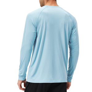 Vente en gros personnalisé Compression manches longues UV Rash Guard gilet imprimé respirant écologique séchage rapide polyester Rash Guard hommes - Product Image 2