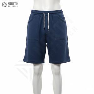 <b>Men</b> Printed Polyester/Cotton Canvas <b>Sweat</b> <b>Shorts</b> Elastic Waist Quick Dry OEM Service High Quality Custom Casual <b>Shorts</b> - Product Image 1