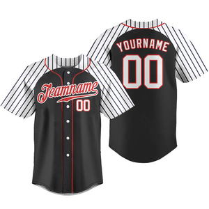Maillot de baseball unisexe de qualité supérieure, respirant, 100% polyester, imprimé par sublimation, col en V, logo personnalisé, nom de l'équipe, sports de plein air - Product Image 1