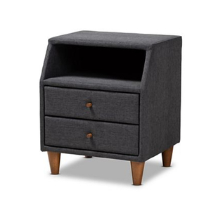 Mesita de noche de nogal de tres capas 2025, mesita de noche de madera maciza Simple moderna con función giratoria para almacenamiento de dormitorio pequeño - Product Image 1