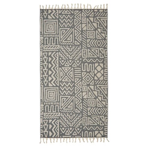 Geom Türkisches Frotteehandtuch Geometrischer Jacquard, 100% Baumwolle, 36x66 Zoll - Product Image 3