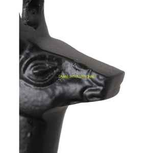 Standing Black Metal Reindeer Figurine Modern Deer Statue Tabletop Home Hotel Office <b>Decoration</b> Animal Sculpture <b>Christmas</b> Gift - Product Image 4