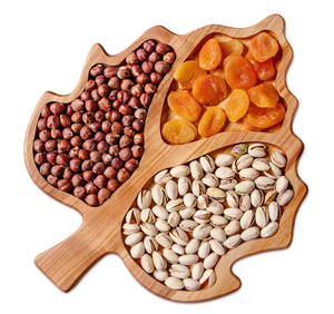 Plateau de service multifonctionnel en bambou en forme d'ours mignon fait à la main et écologique & Assiette en bois pour le petit-déjeuner des enfants, la collation, la vaisselle, 1 pièce - Product Image 6