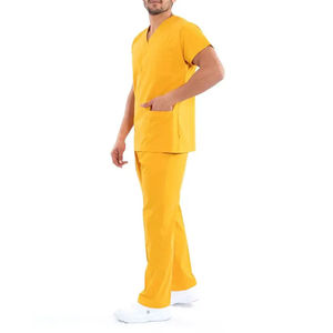 Ensemble de blouses médicales pour hommes en coton de qualité supérieure, au design moderne et élégant, avec options personnalisables pour une utilisation hospitalière - Product Image 2
