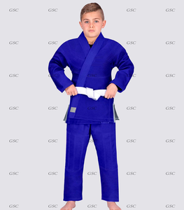 Uniformes de jiu-jitsu brésilien unisexe pour enfants Kimonos vierges de haute qualité en coton Services OEM pour garçons et filles - Product Image 5