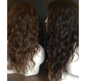 Precio al por mayor colores naturales Peluca de pelo brasileño gran oferta pelucas de encaje completo extensión de cabello humano exportador de la India - Product Image 2