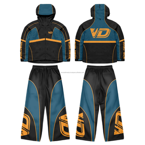 ชุดวอร์มคุณภาพสูงขายดี พร้อมโลโก้สั่งทำ เสื้อฮู้ดกันลมสำหรับวิ่งและเล่นกีฬาสำหรับผู้ชาย - Product Image 2