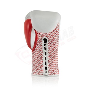 Cuir de vachette imprimé sur mesure à lacets 10 Oz 12 oz 14 Oz 16 Oz Muay-Thai Kickboxing MMA Sparring-Training Gants de boxe - Product Image 2