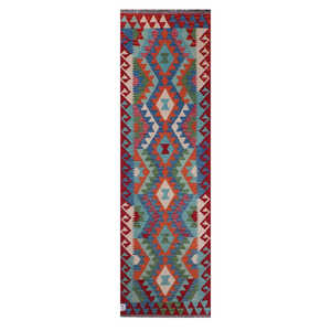 พรมกิลิมแบบมีสายรัด ไมมาณา อัฟกานิสถาน ขนาด 283 x 83 ซม. - Product Image 1