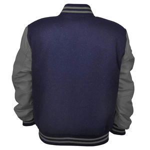 Nouvelle veste universitaire de style tendance pour hommes et logo personnalisé, veste universitaire au meilleur design et manches en cuir - Product Image 2