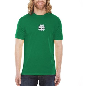 60/40 Cotton Poly Men's Athletic Short Sleeve Graphic Workout Active Gym T-Shirt Combed Cotton T Shirt - Product Image 2