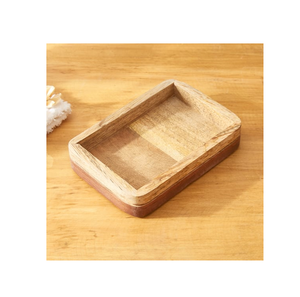 กล่องสบู่ไม้มะม่วงทำด้วยมือสำหรับใส่สบู่สไตล์ห้องน้ำที่ทำจากไม้ธรรมชาติ - Product Image 2