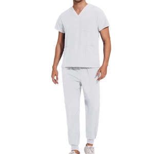 New Hot Selling Wholesale Plus Size Unisex High Quality Spandex/Polyester Twill Fabric Spa Salon <b>Scrub</b> <b>Sets</b> for Hospital Use - Product Image 2