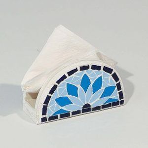 Porte-serviettes à imprimé floral rose numérique, accessoire de table élégant pour les événements, les restaurants, l'accueil des invités et la décoration en provenance d'Inde - Product Image 6