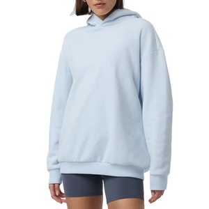 Sudadera con Capucha de Punto Extra Grande para Mujer, de Algodón Orgánico, Estilo Pullover, Ecológica, con Mangas de Murciélago - Product Image 1