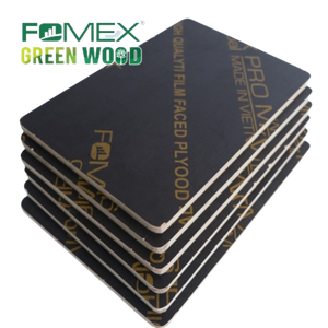 ไม้อัดหน้าฟิล์มสีดำ18มม. 1220x2440มม. รูปแบบการออกแบบอุตสาหกรรมสำหรับงานหล่อผลิตในเวียดนาม - Product Image 1