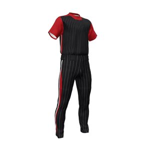 Uniformes de entrenamiento de béisbol de secado rápido OEM ODM, poliéster transpirable ligero con nombre de equipo personalizado y diseño impreso con número - Product Image 1
