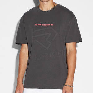 Camisetas de Hombre de Alta Calidad en Tejido de Rizo de Algodón Pesado y Fibra de Bambú, Tallas Grandes, Personalizables, Casuales, Transpirables y Ecológicas - Product Image 2