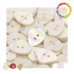 Jolis boutons en nacre | Prêt à fabriquer des accessoires et un article cadeau de bricolage - Product Image 5