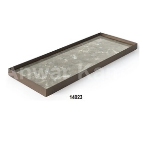 Placa de vela de aluminio plateado martillado al por mayor con pulido brillante - Product Image 1