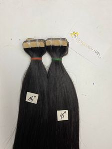 Ruban droit naturel 100% vierge vietnamien Machine d'extension de cheveux humains Double trame de haute qualité pas de perte pas d'enchevêtrement pas de cheveux - Product Image 2