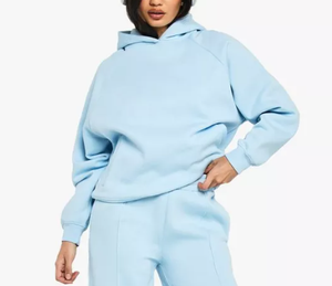 Sudadera con capucha de mujer de gran tamaño personalizada de calidad superior 380 GSM Plain Multi Colors 100% Cotton Heavyweight Fleece de Bangladesh - Product Image 6