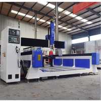 Machine de gravure et de fraisage CNC multi-axes 1325 2030 MVIP bleue pour le traitement des moules en mousse et en bois