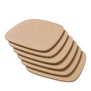 Standard Quality Leather Coaster Set and Unique <b>Promotional</b> New Design Home Decorative PU Leather Hot Drink Coasters With Sale - Product Image 3