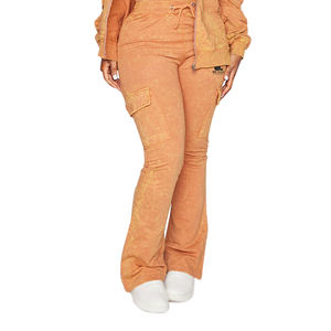 Vintage Acid Wash 2 en 1 Sweat à capuche zippé d'hiver lourd pour femme 100% coton - Product Image 4