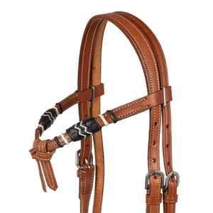 Cabestro Rawhide Bosal Futurity Knot y riendas Mecate hechos en India - Product Image 3