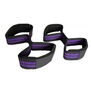 Prix de gros Logo personnalisé Gym Fitness Musculation Figure 8 sangles Top qualité haltérophilie puissance sangles de levage - Product Image 3