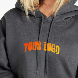 Nueva llegada logotipo personalizado impreso mujeres recortada Sudadera con capucha de color sólido liso Slim Fit algodón suave mujeres Top - Product Image 5