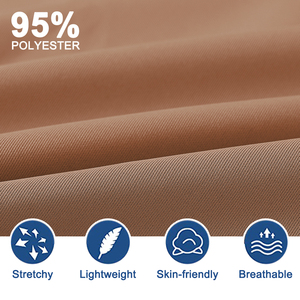 El mejor diseño de chándales para hombre, conjunto de 2 piezas, manga larga, informal, con cremallera completa, senderismo, jogging, gimnasio, deportes, chándal, caqui, L - Product Image 5