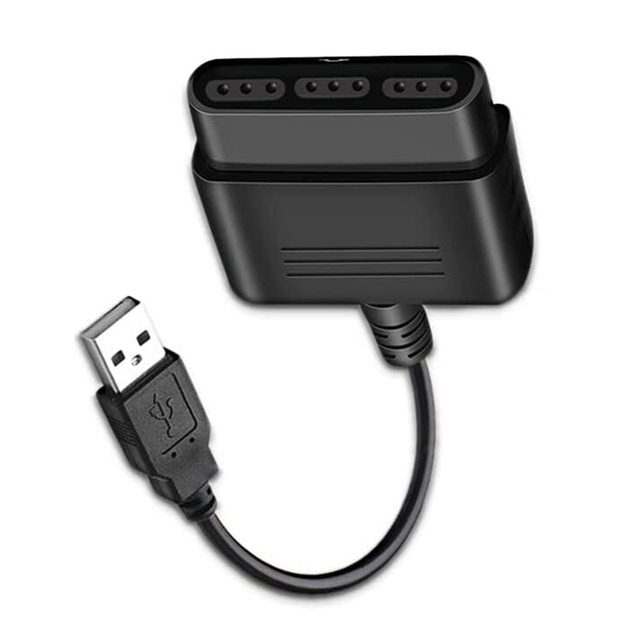 PS2 Controller to USB Adapter Converter Compatible With PS1/PS2 Controller Gamepad for PS3/PC Controller No Need Driver