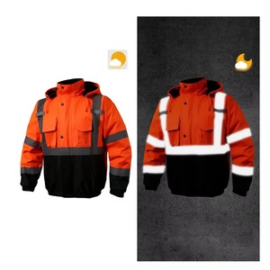 Chaqueta de Seguridad Protectora Transpirable y Duradera de Alta Visibilidad con Certificación CE, Ropa de Trabajo de Secado Rápido para Exteriores para Hombre - Product Image 3
