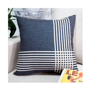 Custom stampato moderno geometrico esterno copricuscino decorativo quadrato federa con foglia animale modello cartone animato - Product Image 1